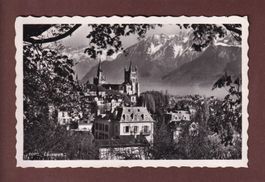 LAUSANNE - Partie avec Cathédrale - 1951