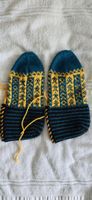 Warme, handgestrickte Socken-Patik. Gr.:36