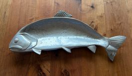 Vintage Fischplatte Bruce Fox Design, 58 cm