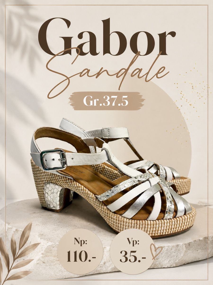 Gabor Chaussures femmes: Gabor Sandale Gr.37.5 – D'occasion à Naters par Rikyman