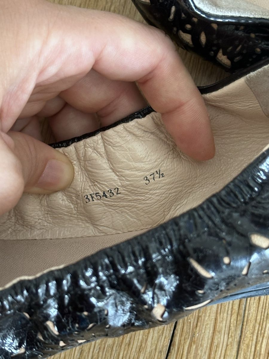 Prada Scarpe da donna: Prada ballerinas 37.5 leather – Usato da Zürich venduto da Gogomargo 1