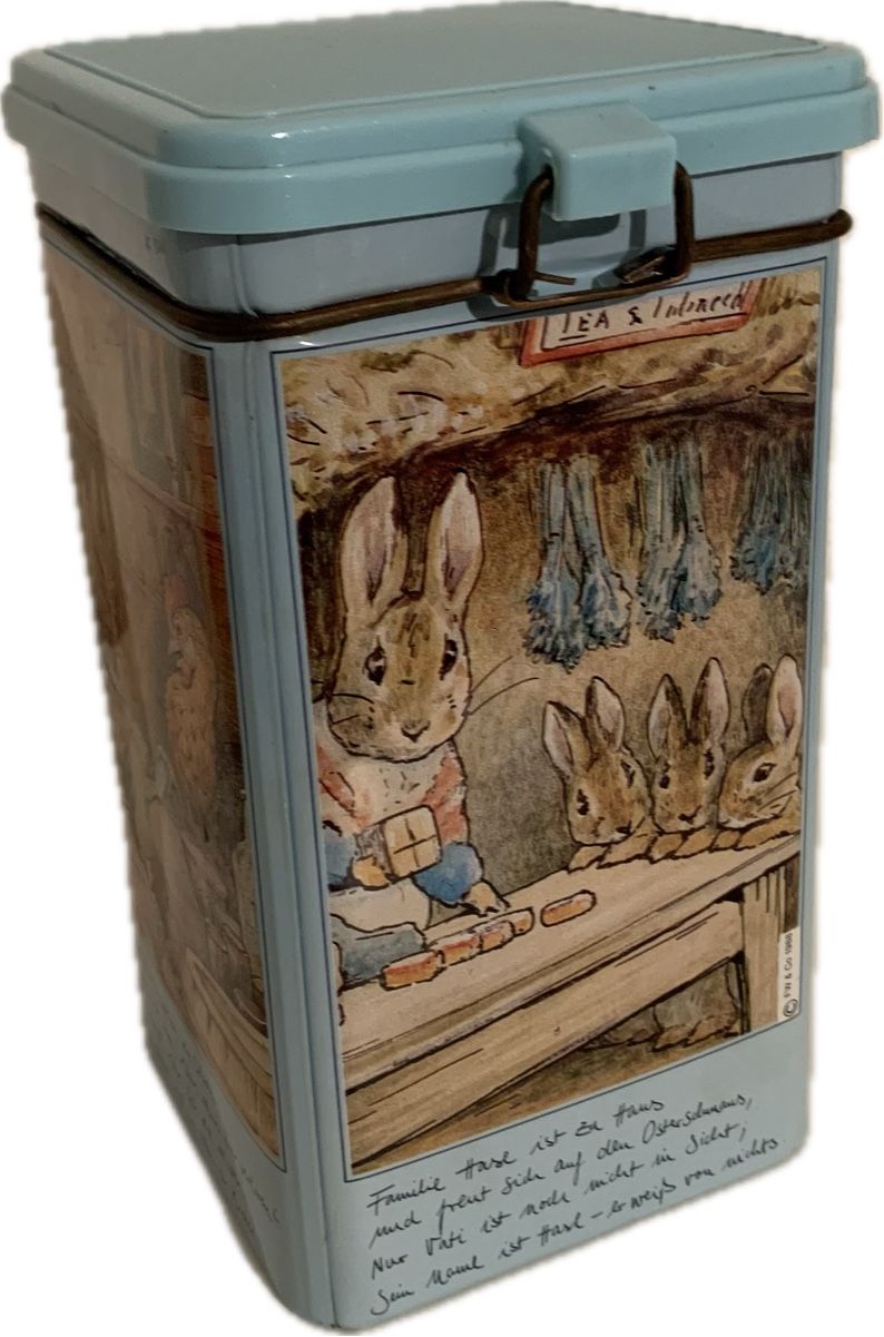 Contenitori & Simili: Peter Rabbit Keksdose Blechdose Aufbewahrung Nostalgie – Usato da Hinteregg venduto da GARANTA