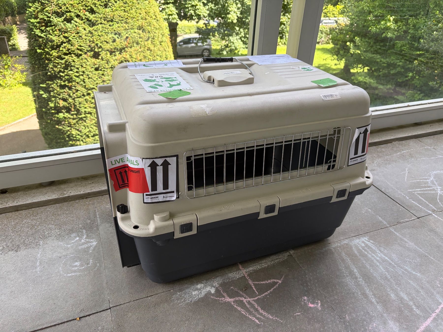 Käfige, Transport & Sicherheit: Hundetransportbox – Gebraucht aus St Gallen von ger_f2bk
