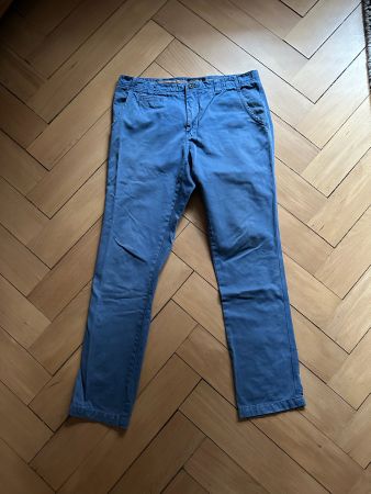 PULL & BEAR - Chino Hose blau M