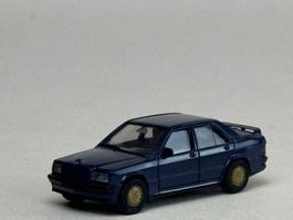 AU- Herpa Mercedes 190 E dunkelblau