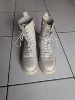 beigfarbige Stiefel, Echtleder, Grösse 36