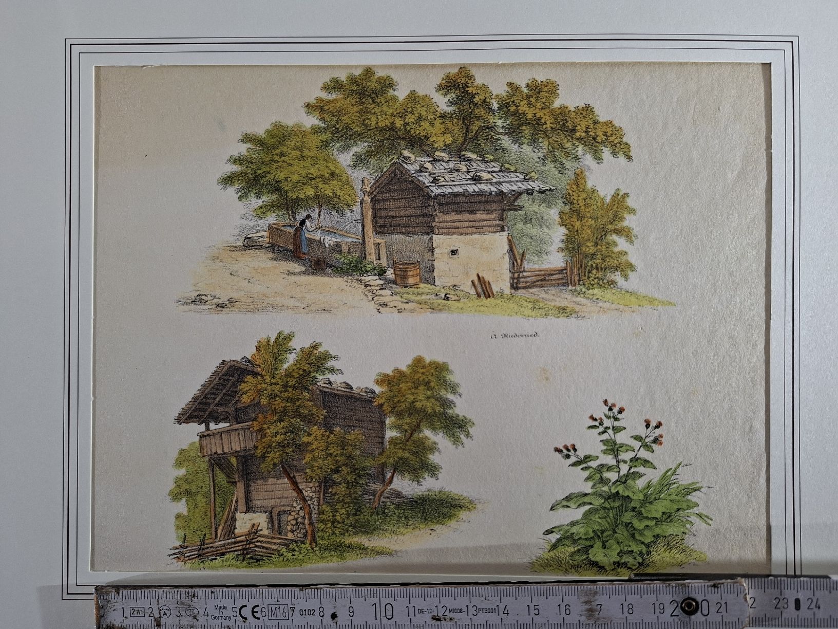 Gravures: Lot 37 ,5 Stiche  – D'occasion à Grindelwald par carro5 5