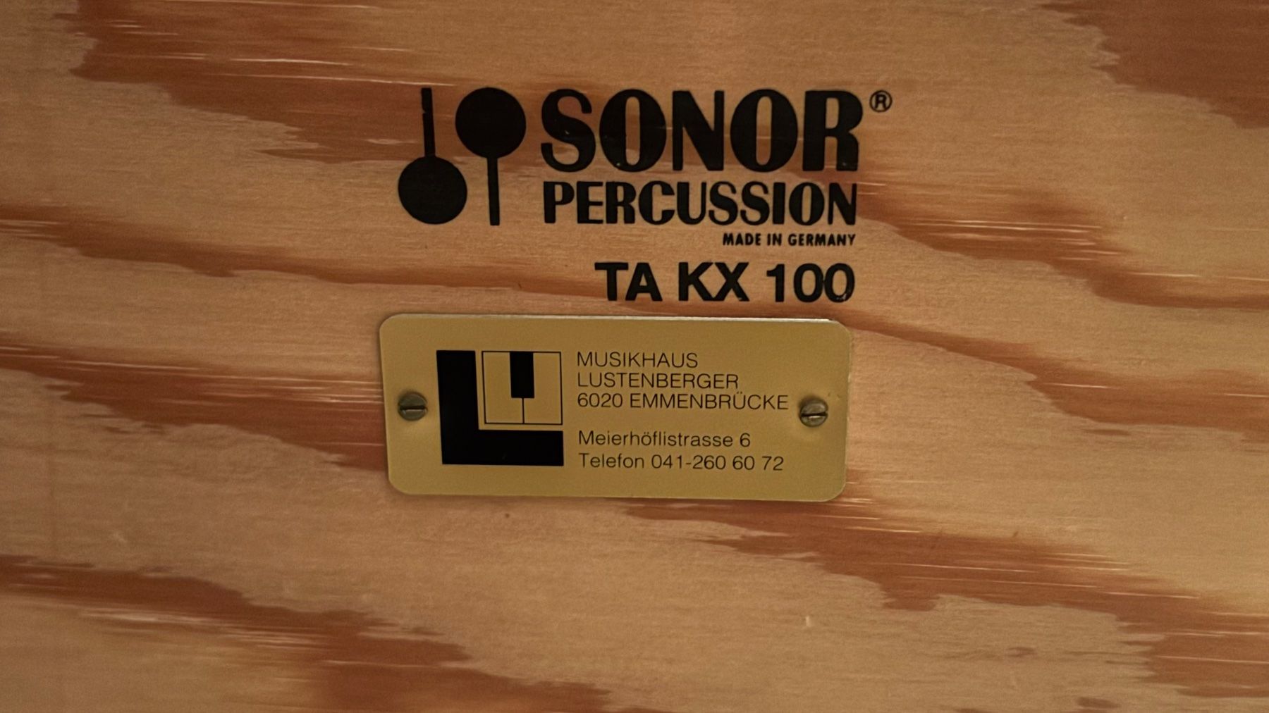 Sonor Strumenti musicali: Xyolophon Sonor TA KX 100 – Usato da Eich venduto da reto_burkhalter 3