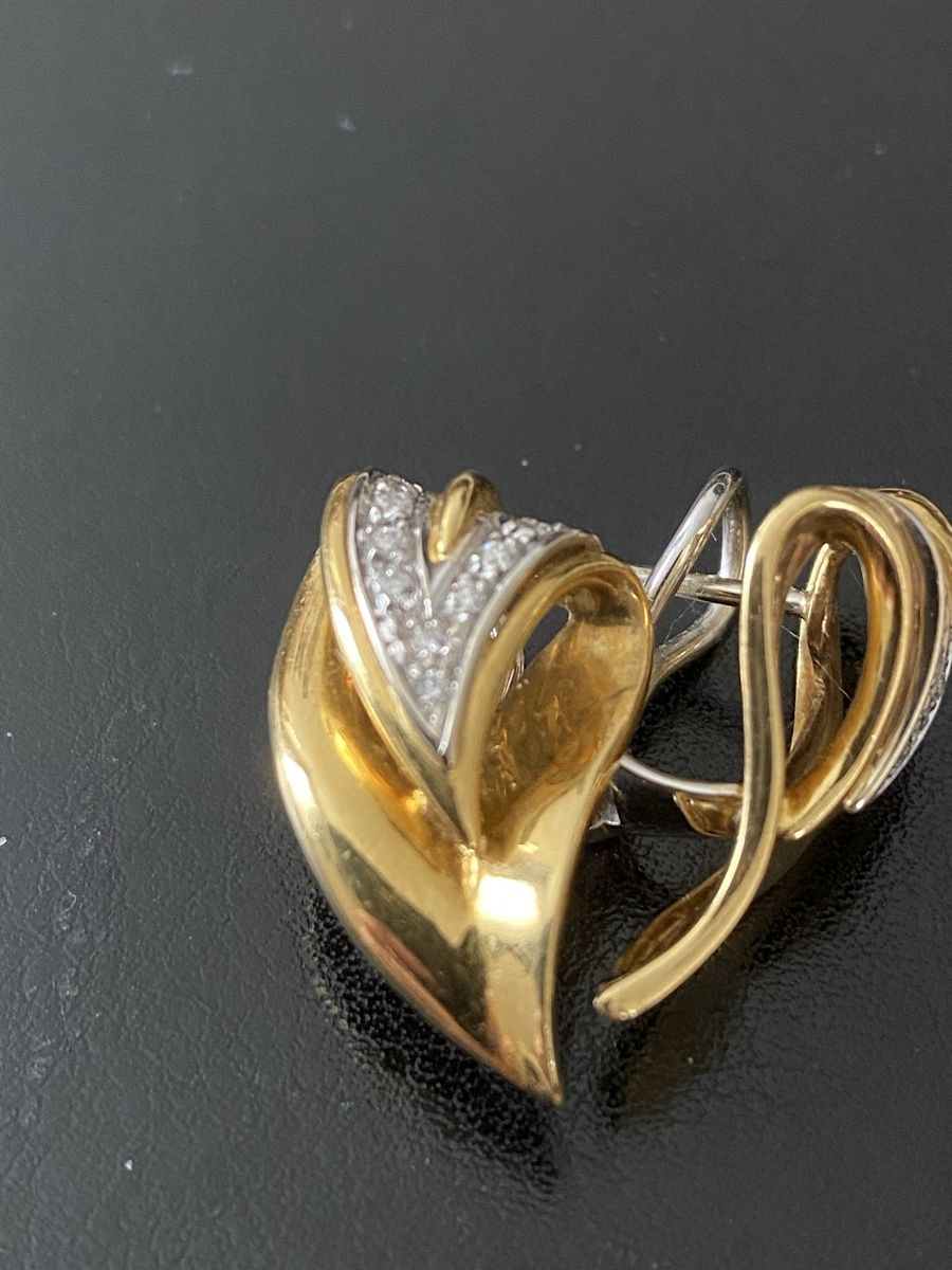 Boucles d'oreille: Ohrringe 18 Kt mit Diamanten  – D'occasion à Ebikon par Lella10 2