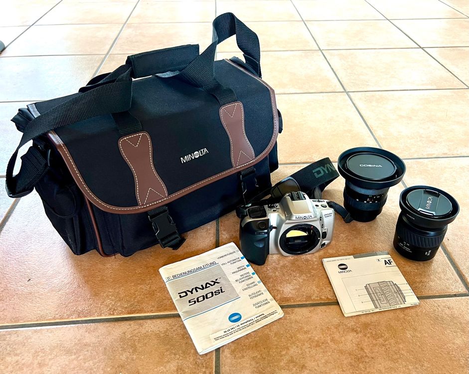 Minolta Fotocamera: Minolta Dynax 500 SI Super-Set – Usato da Leimbach TG venduto da easydiver87