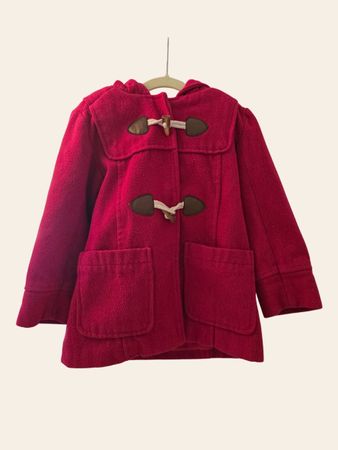 Dufflecoat pink Jump Patch mit Kapuze Grösse S gebraucht