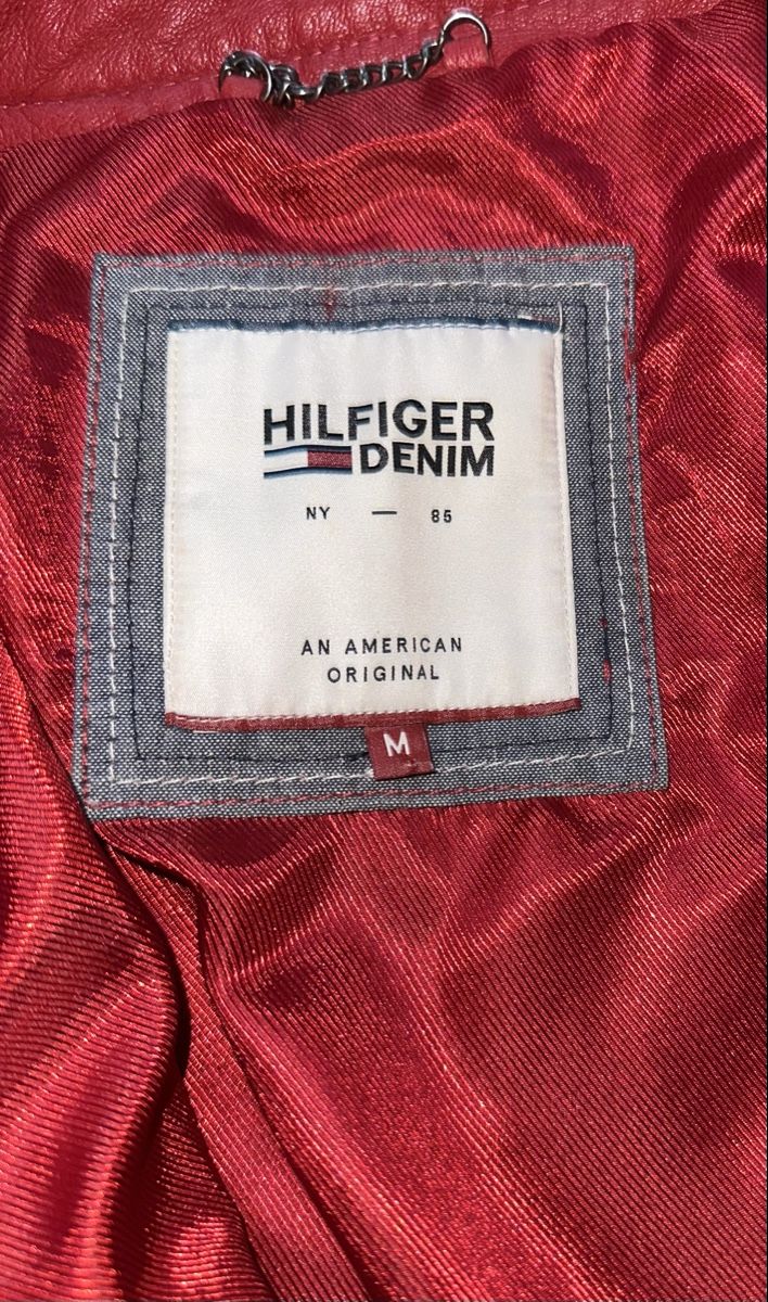 Tommy Hilfiger Jacken: TOMMY HILFIGER LEDERJACKE GR. M neuwertig – Neu (gemäss Beschreibung) aus Unteraegeri von MH203 8