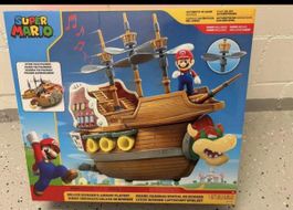 Super Mario Deluxe Bowser's Airship Playset neu