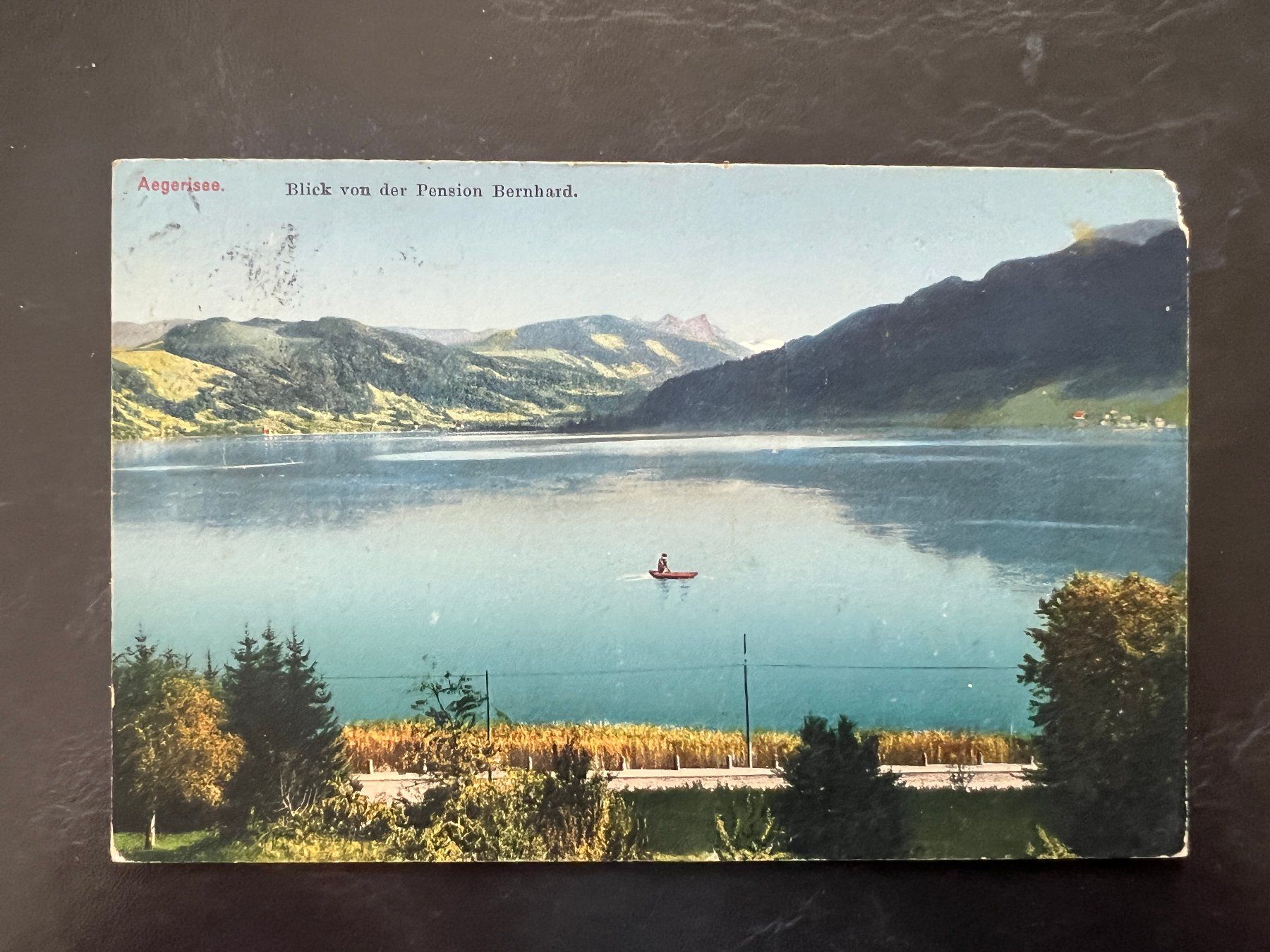 Ansichtskarten: AK 1920 Aegrisee     (G3467) – Gebraucht aus Hinwil von Sidi4