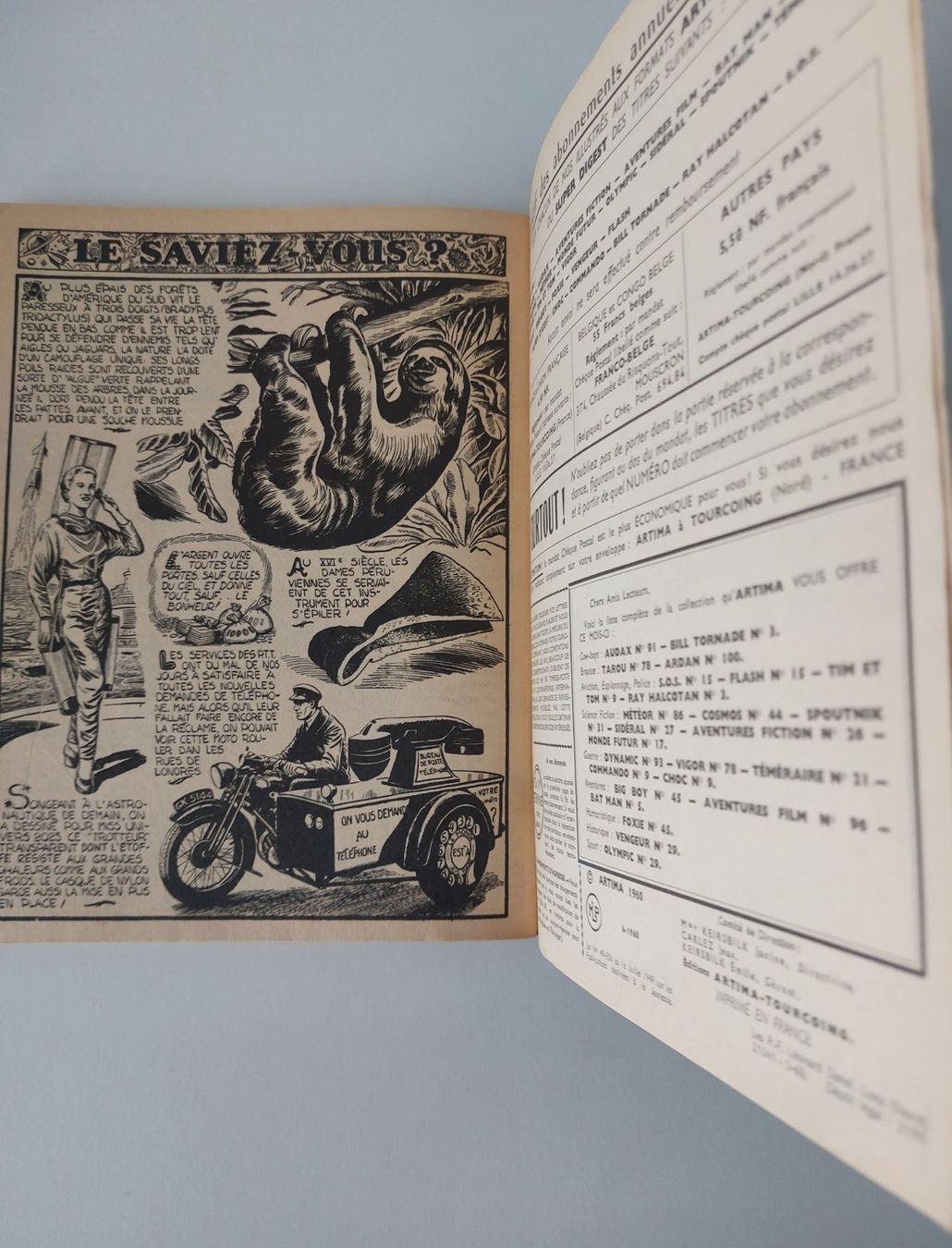 Fumetti: Dynamic Toni Cyclone Artima 1960 Comic – Usato da Schenkon venduto da Uhu007 5