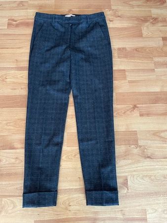 Esprit Hose grau karriert, Grösse 34