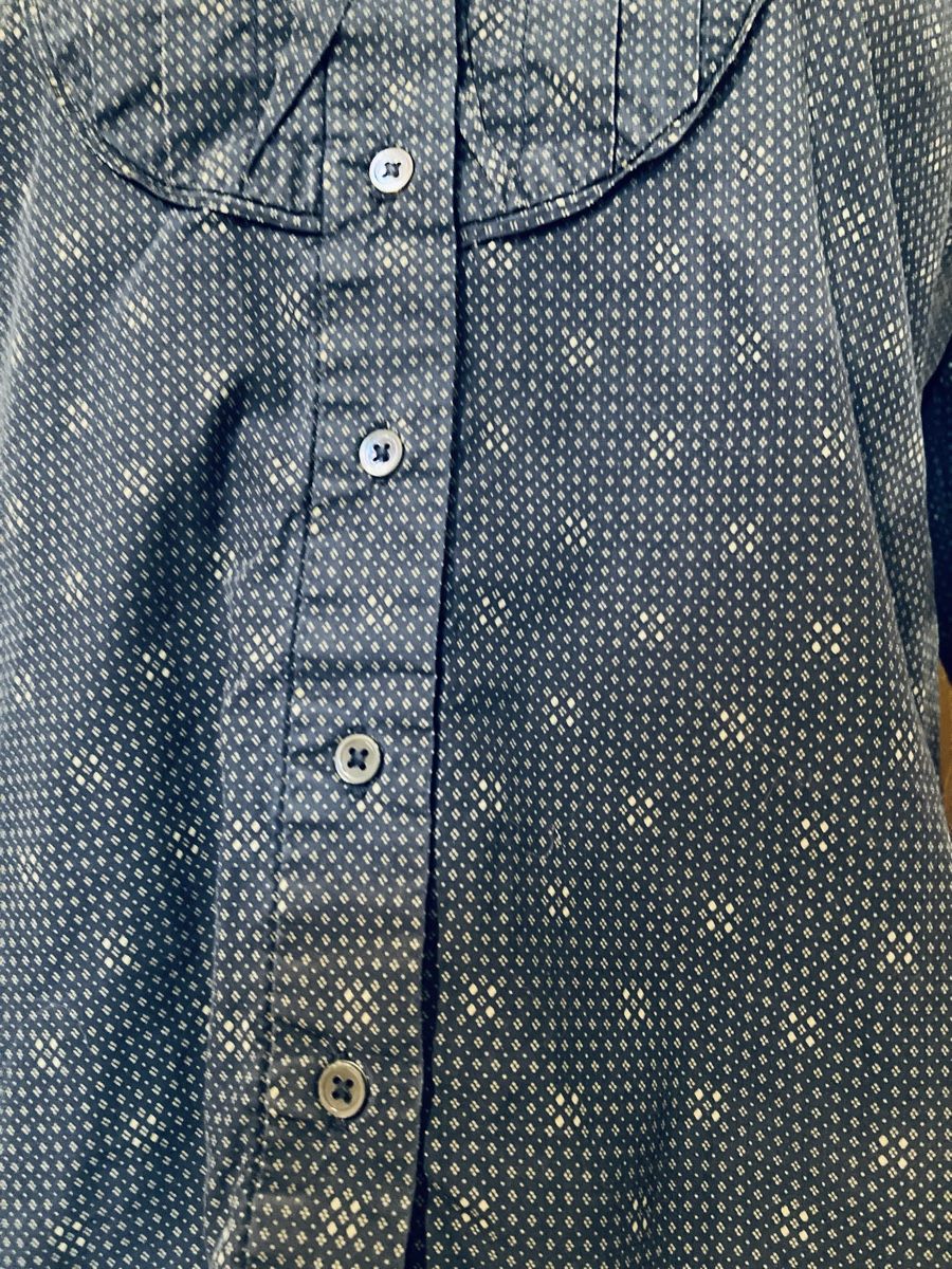 Camicette: Chemisier bleu à plastron – Usato da Ardon venduto da hel_2sxp 6