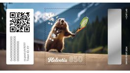 Swiss Crypto Stamp 4.0 - Tennis (ID 21)