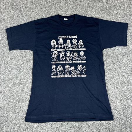Graphic tee navy 