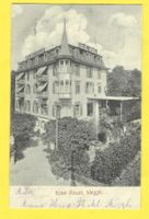 1.8.1907 WEGGIS Nahbild Hotel Rössli+Besitzer /116jährige AK