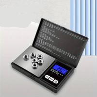 Feinwaage Digitalwaage kleine Waage 0,1-500g/oz/kt/+ 4 batt.
