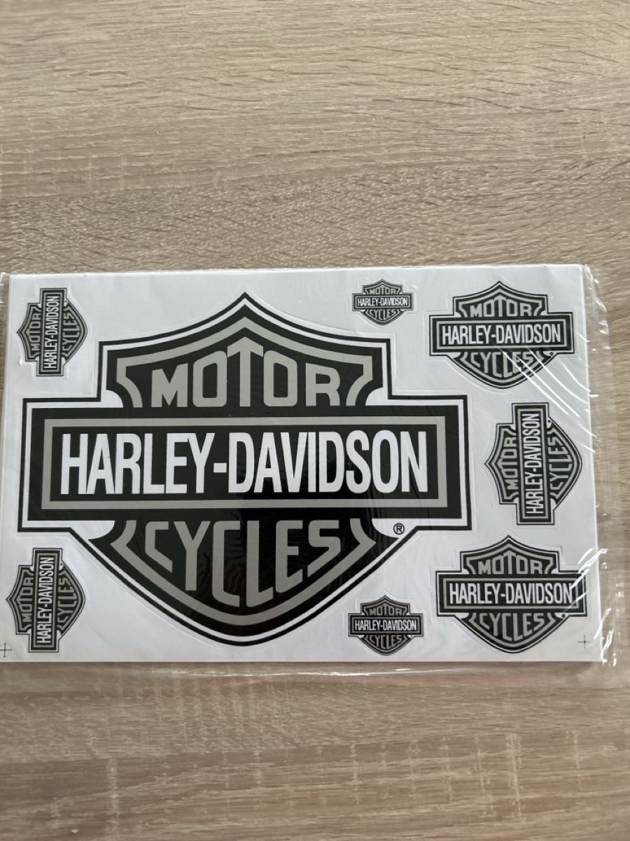 Harley-Davidson Sticker: Autocollants gris Harley-Davidson  – Nuovo (secondo la descrizione) da Thierrens venduto da Bigla 1