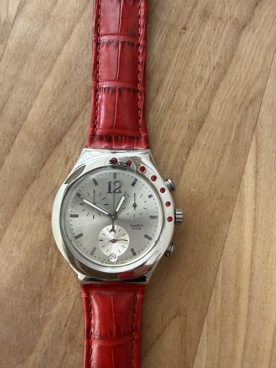Swatch Orologi: Swatch Ivory Chrono nie getragen – Nuovo (secondo la descrizione) da Luzern venduto da Daniela1907