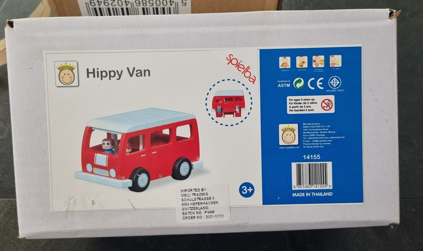 Giocattoli: Neu Spielba Hippy Van, Holzspielzeug – Nuovo e nell'imballaggio originale da Oftringen venduto da Leleni