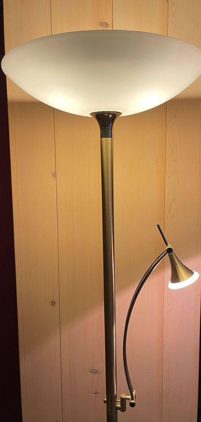 Lampade: Stehlampen Gold von B & M – Usato da Wengen venduto da rotstock1696 1