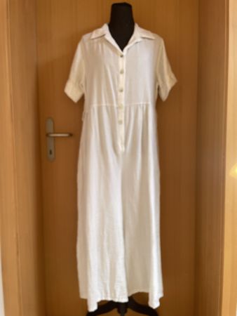 Leichter Jumpsuit in Leinenoptik