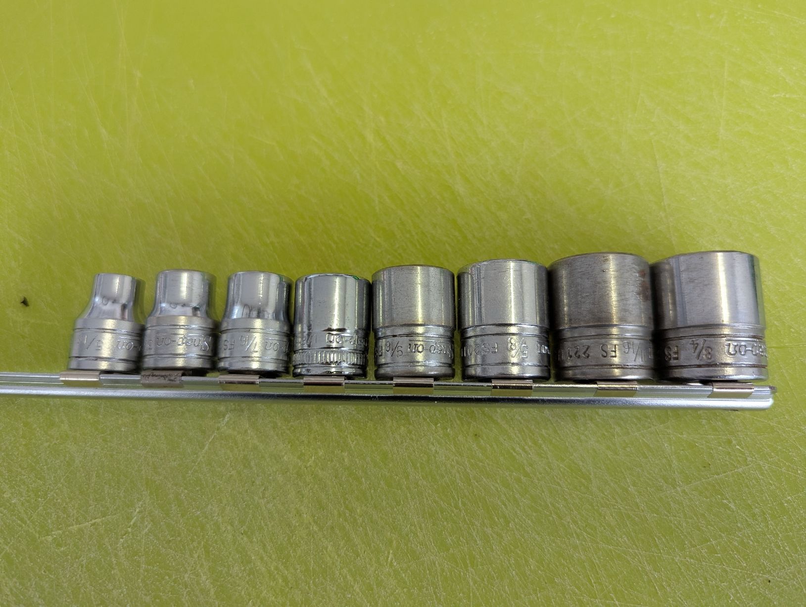 Snap-on Alle Werkzeuge: Snap-On Nüsssatz 8 Stk. 3/8" antrieb – Gebraucht aus Guntershausen von Ricoola 2