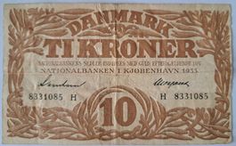 Dänemark 10 Kroner 1935 VF-