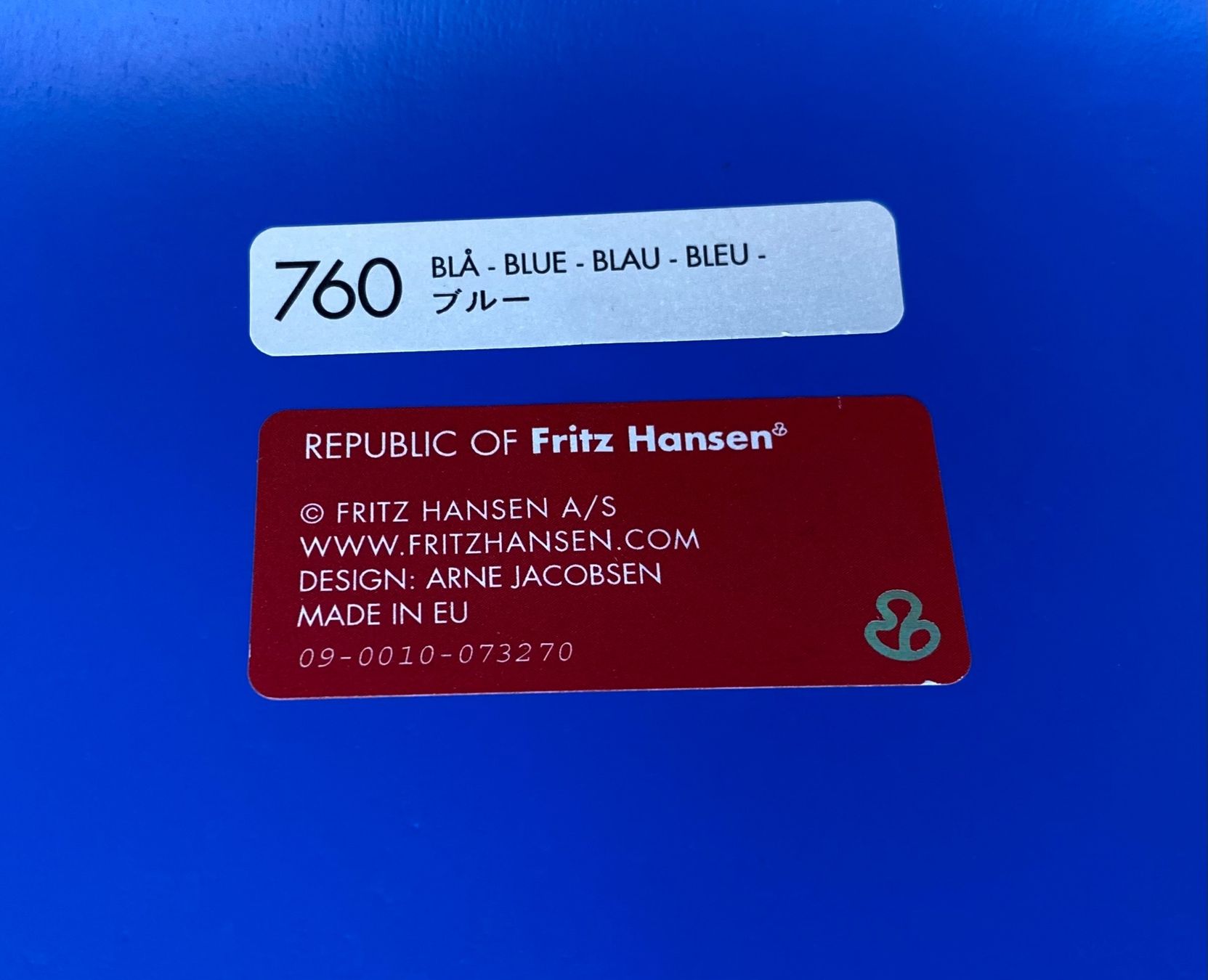 Fritz Hansen Stühle: Fritz Hansen Stühle blau 3 Stk. – Gebraucht aus Rabius von bri_ca76 6