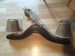 Sehr schöne Deckenlampe Massivholz