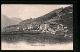 AK Sörenberg, Ortspartie mit Kirche