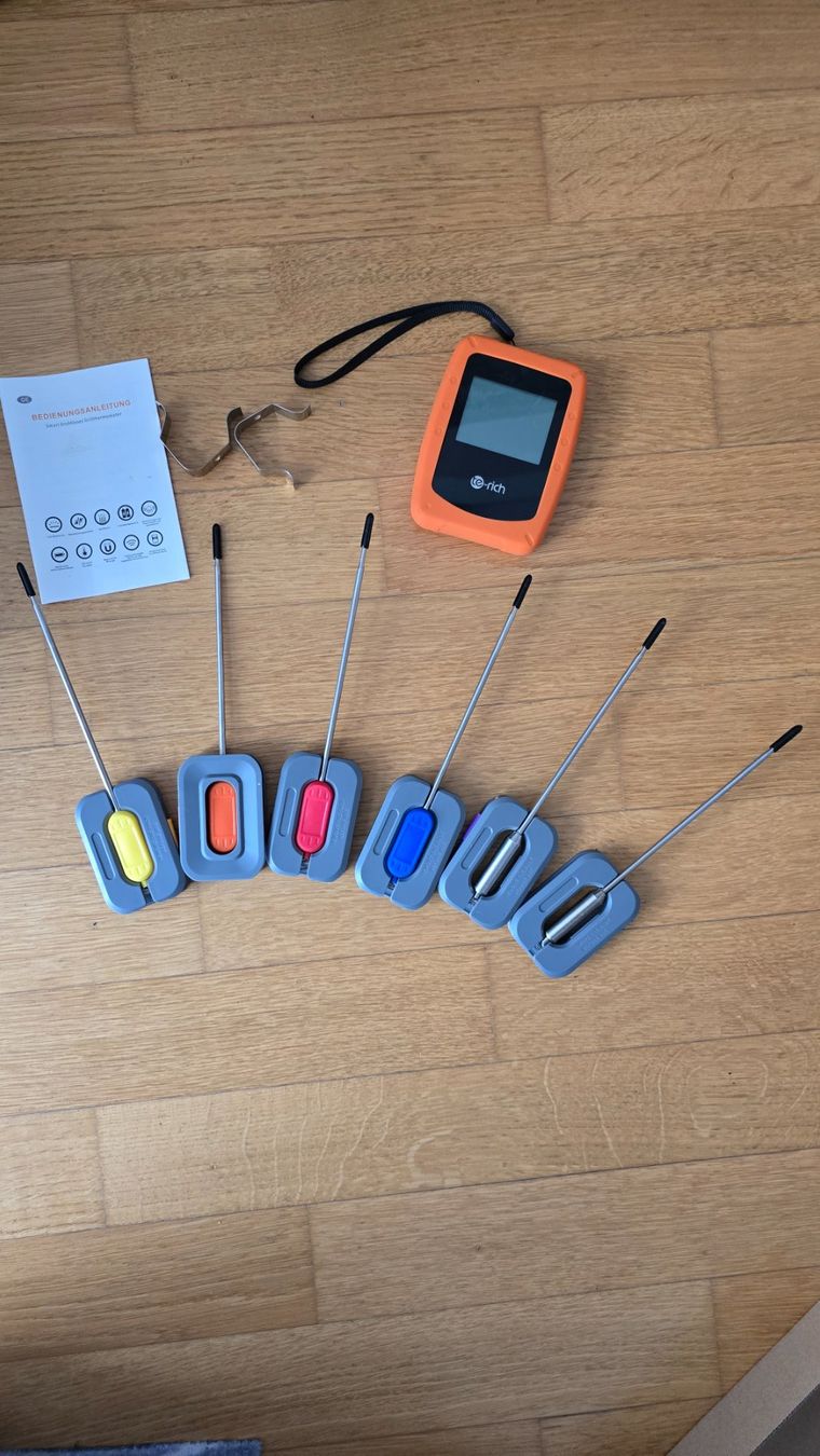 Sonstiges für Haushalt & Wohnen: Digitaler Grillthermometer Wireless "Te-Rich" – Gebraucht aus Rafz von Domimir 1