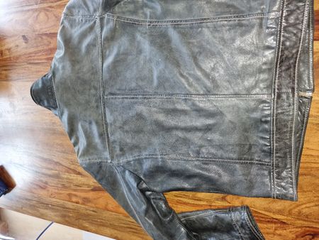 Echtleder Jacke im Vintagelook, Grösse 48 - Herbst Top!