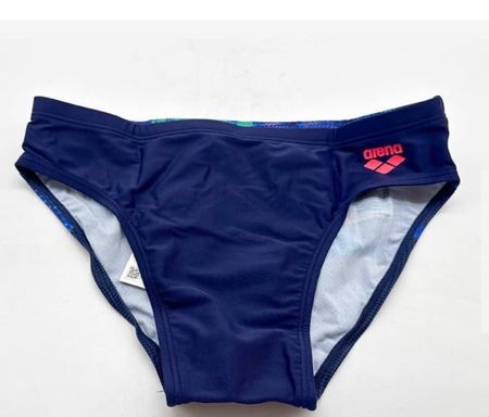 Arena Badehose M Navy-Fluo Red Multi OVP