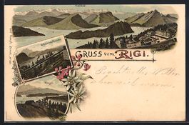 Litho Rigi, Ansichten von Känzeli, Kalt