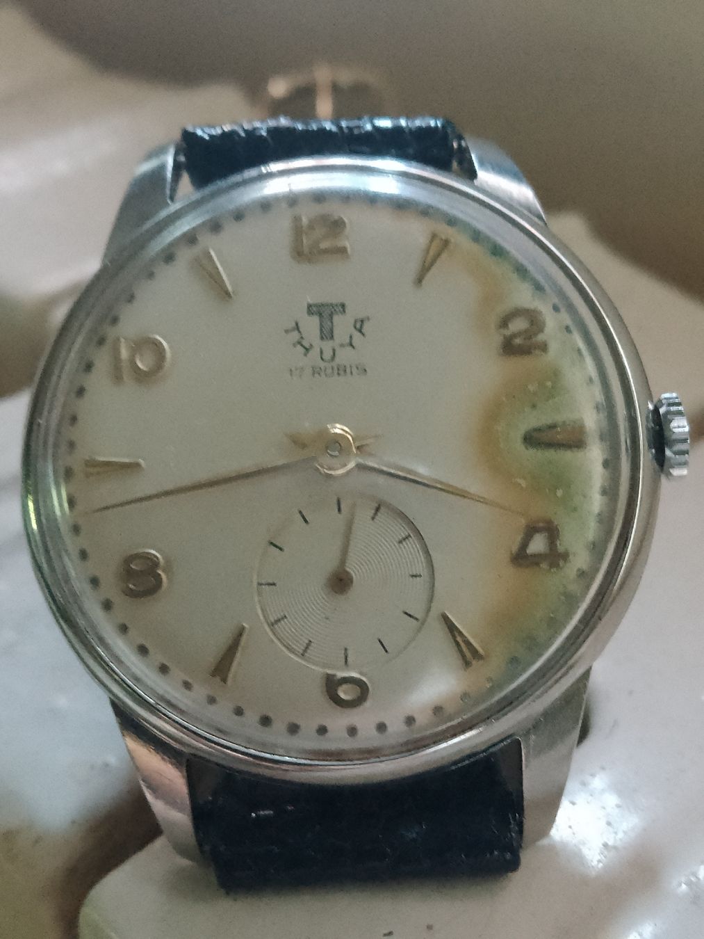 Swiss Orologi: Thuya Handaufzug 36mm läuft super  – Usato da Agno venduto da sam2608 3