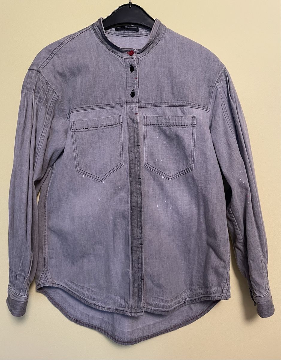 Blusen: Chemise en jeans High Use, taille 34 – Neu (gemäss Beschreibung) aus Vernayaz von Veron1 3