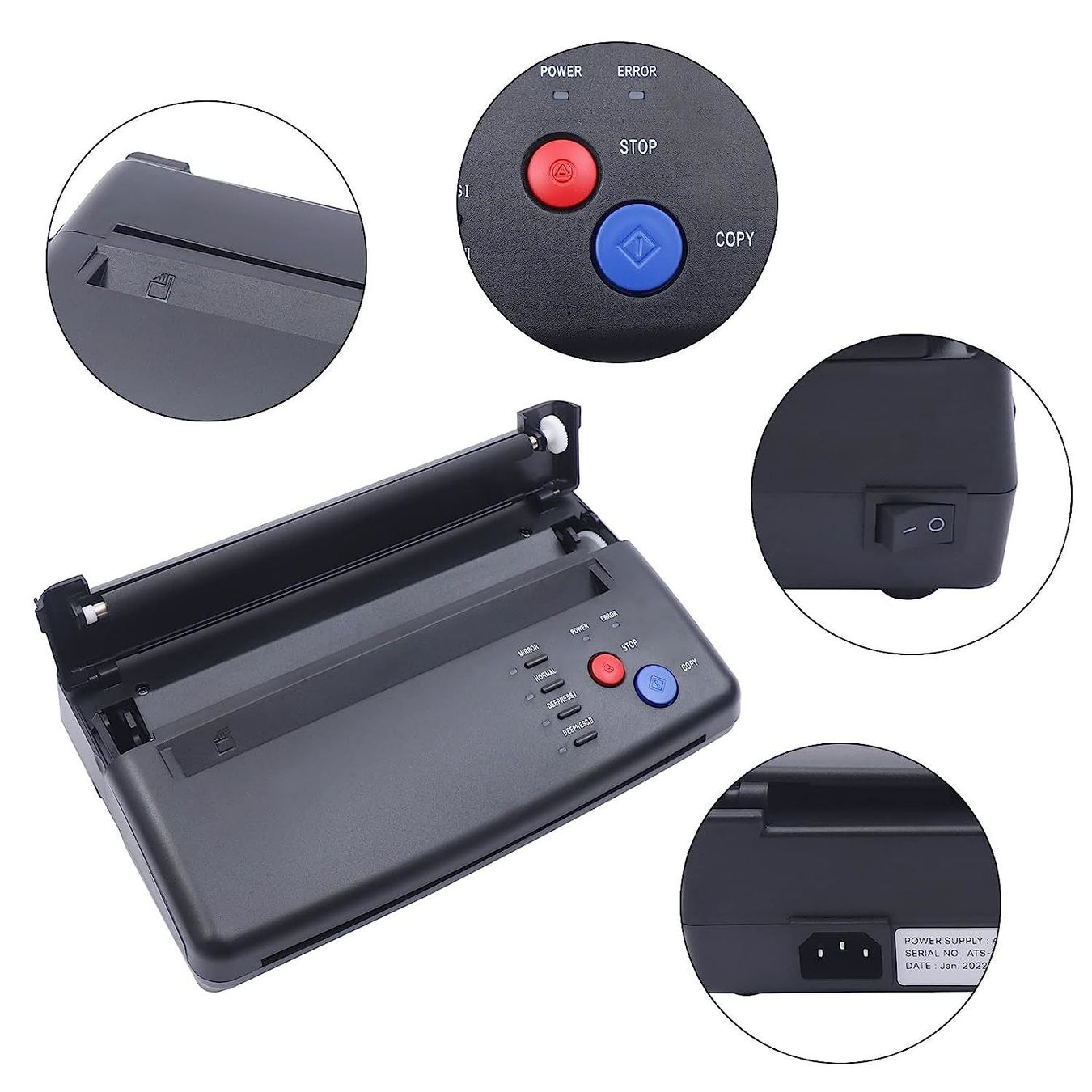 Tutte le macchine: Tattoo Transfer Stencil Maschine A4 A5 – Nuovo (secondo la descrizione) da Thun venduto da keller001 4
