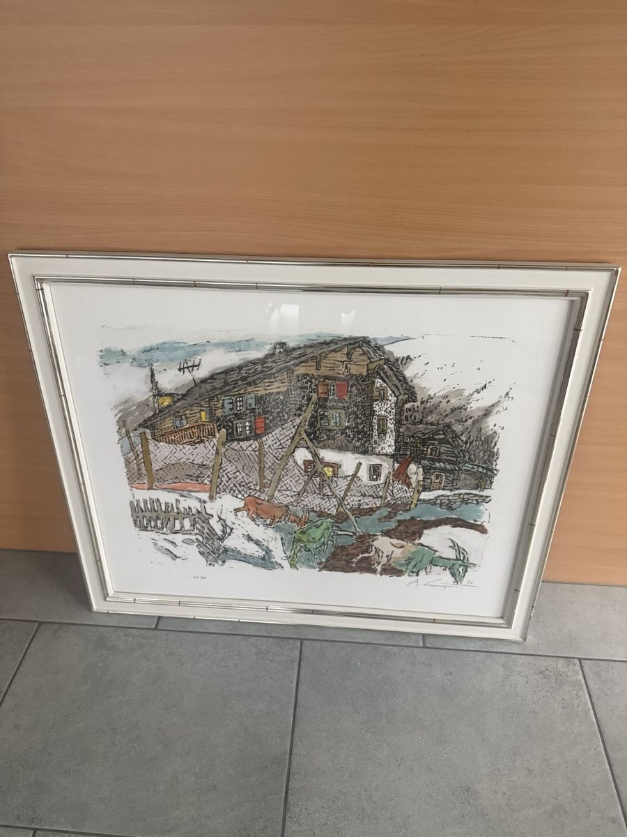 Grafiken & Lithographien: Cariget 790X660 – Gebraucht aus Klosters-Dorf von Jasper021