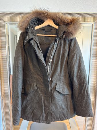 Airforce Winterjacke Gr. M mit Kunstpelz