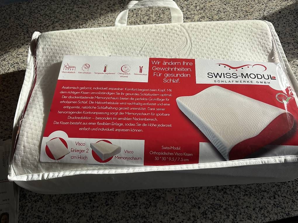 Cuscini: Orthopädisches Kissen – Nuovo e nell'imballaggio originale da Bremgarten AG venduto da Honeybooker 1