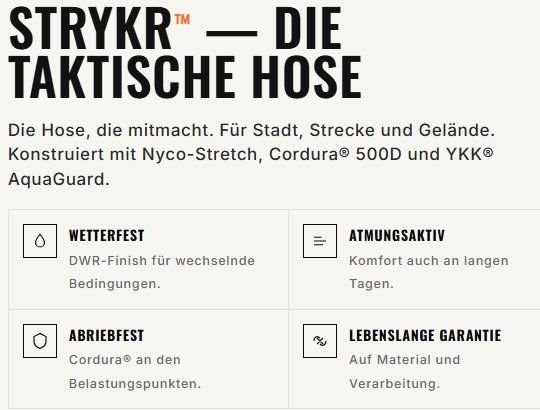 Pantaloni: Strykr Motorrad Hose – Nuovo e nell'imballaggio originale da Oberglatt ZH venduto da BischiPim 1