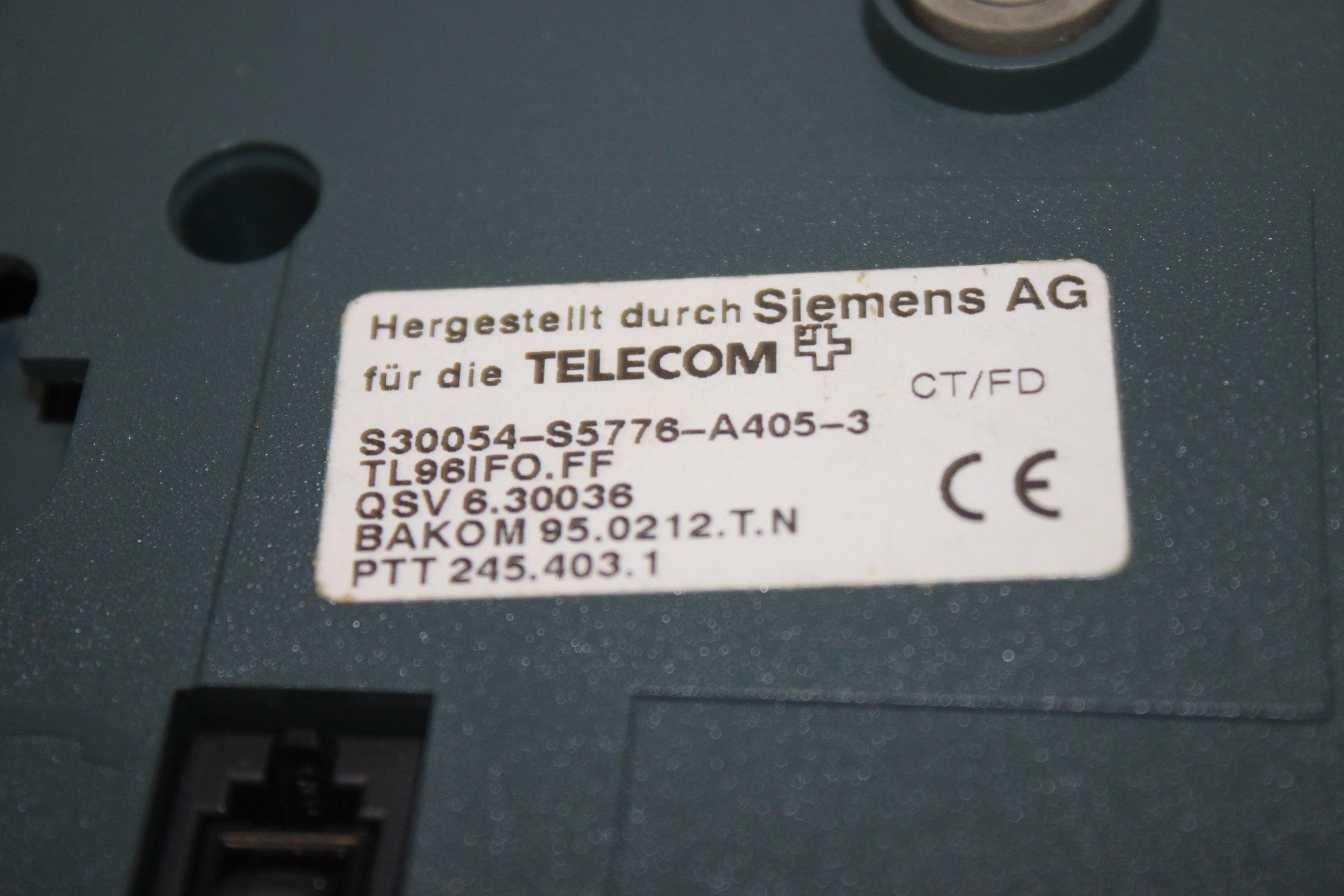 Siemens Telefoni: Älteres Tisch Telefon Telecom Pronto 10 – Usato da Thun venduto da Amye 1