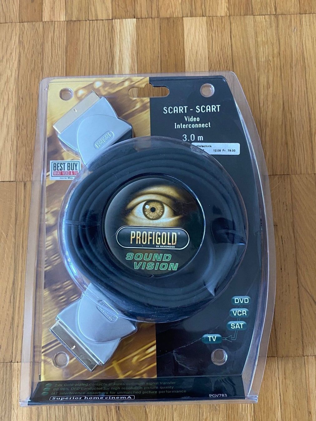 Cavi: Scart-Kabel Gold OVP 3 Meter – Nuovo e nell'imballaggio originale da glattbrugg venduto da tto_9tyc