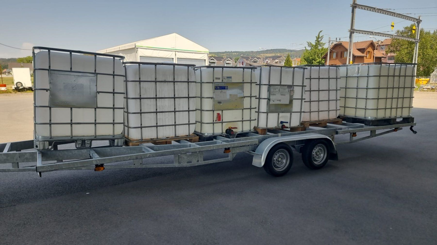 Abbeveratoi e trogoli: IBC Wassertank 1000l Wasserbehälter Regenwassertank Garten – Usato da Wettingen venduto da ray_boccia 4