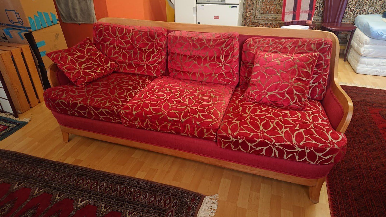 Sofas: Sofa rot – Gebraucht aus Zürich von loosebone 1